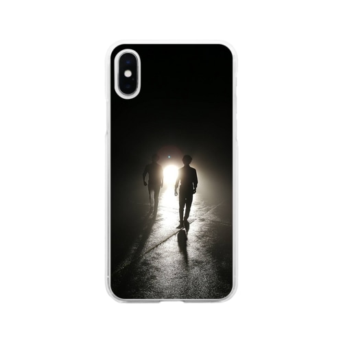 クールな写真 Soft Clear Smartphone Case