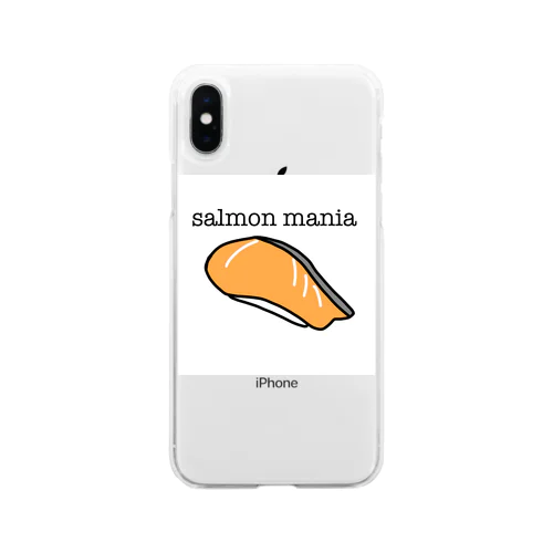 サーモンマニア。 Soft Clear Smartphone Case