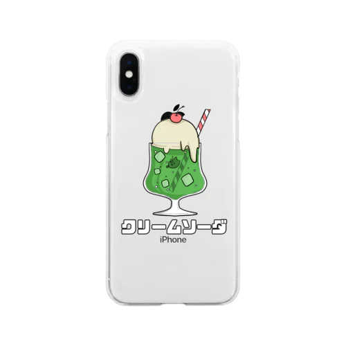 沈むサボテン@komugi Soft Clear Smartphone Case