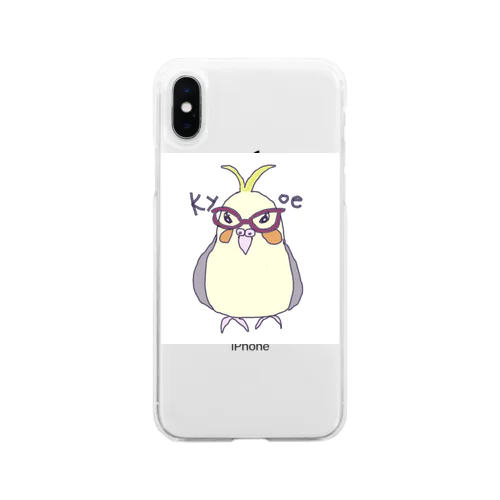 オカメのキョエコ Soft Clear Smartphone Case