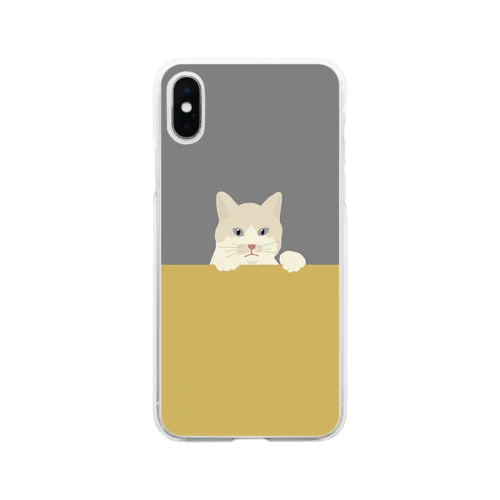 猫 Soft Clear Smartphone Case