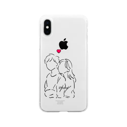 Dream love couple Soft Clear Smartphone Case