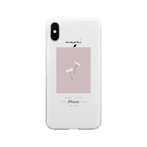 flower Soft Clear Smartphone Case