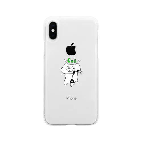 もしもしじゅるねこ Soft Clear Smartphone Case