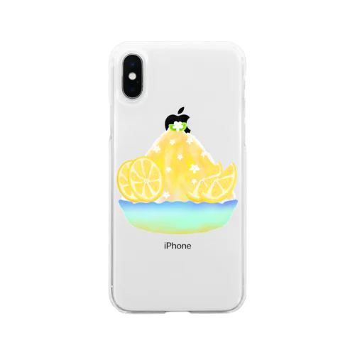 蜂蜜レモンかき氷 Soft Clear Smartphone Case