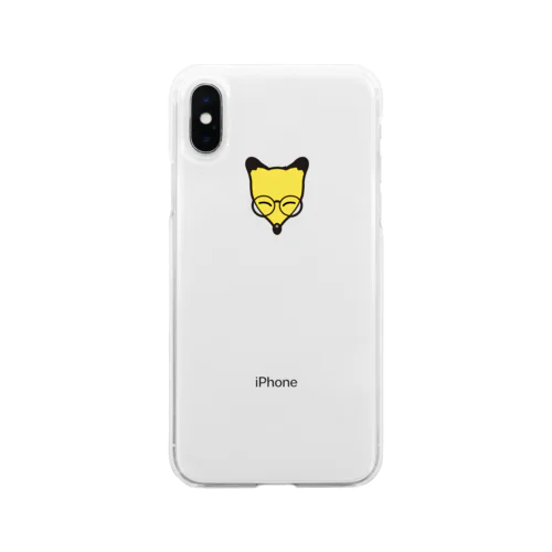 ゲーマーなキツネくん Soft Clear Smartphone Case