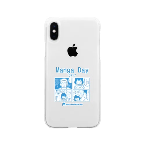 0717漫画の日 Soft Clear Smartphone Case