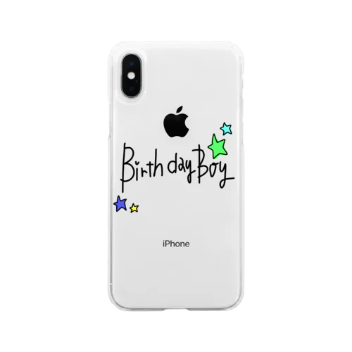 Birth day Boy ⭐️ Soft Clear Smartphone Case