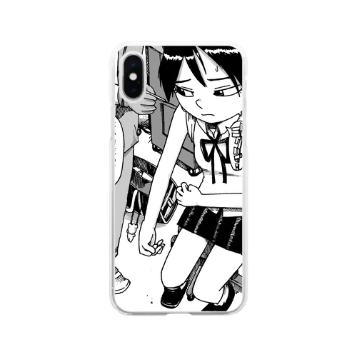 ワクチンを怖がるいたいけな女子高生 Soft Clear Smartphone Case