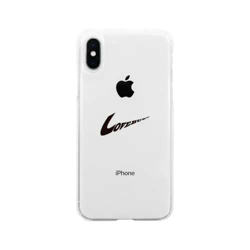 "LOVE BUZZ" LOGO/BLK/MINI Soft Clear Smartphone Case