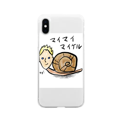 マイマイマイケル Soft Clear Smartphone Case