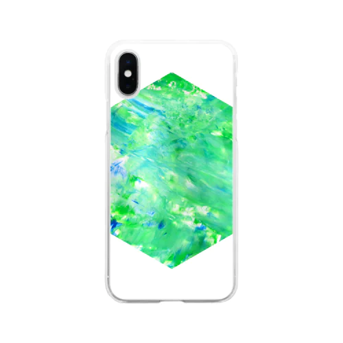 那須の森(ko) Soft Clear Smartphone Case