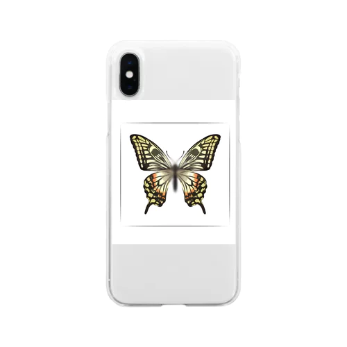 燕尾蝶 투명 젤리케이스