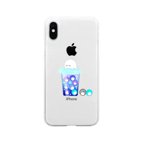 南極ソーダ Soft Clear Smartphone Case