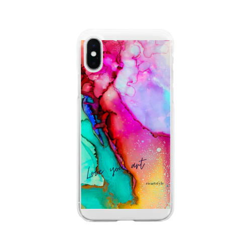 ART riestyle a Soft Clear Smartphone Case