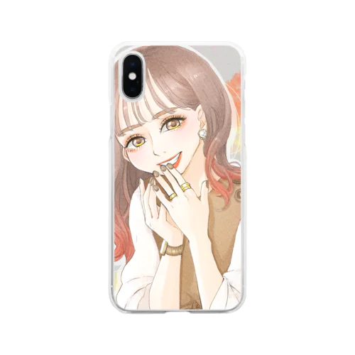 イエベ春 Soft Clear Smartphone Case