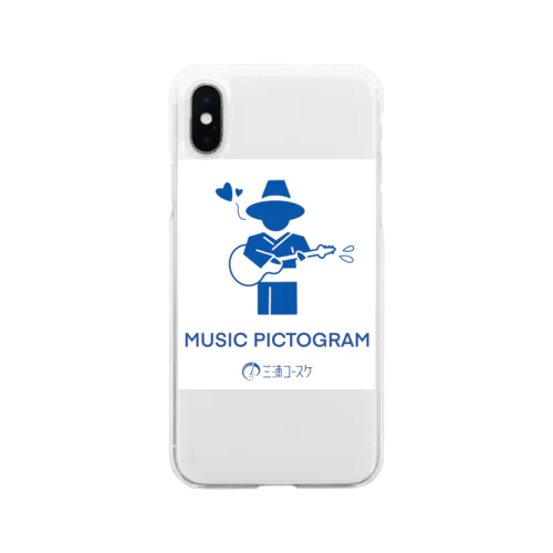 ミュージックピクトグラムグッズ Soft Clear Smartphone Case