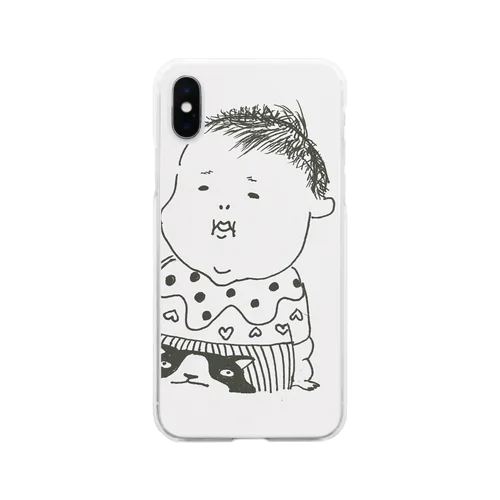 ガーリー赤ちゃん Soft Clear Smartphone Case