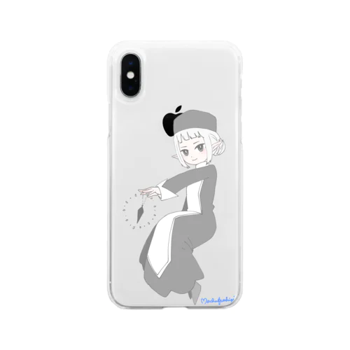 モリオンの擬人化 Soft Clear Smartphone Case