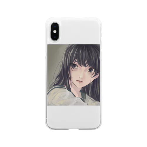 セーラー女子 Soft Clear Smartphone Case