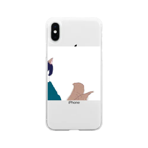 犬系彼氏さん Soft Clear Smartphone Case