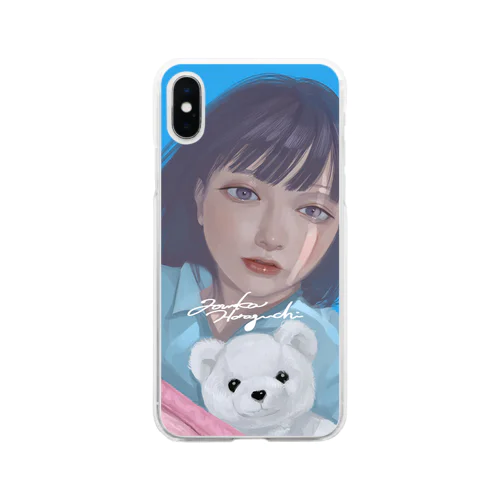 くま娘 Soft Clear Smartphone Case