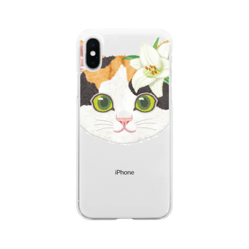 ねこちゃん（リリー） Soft Clear Smartphone Case