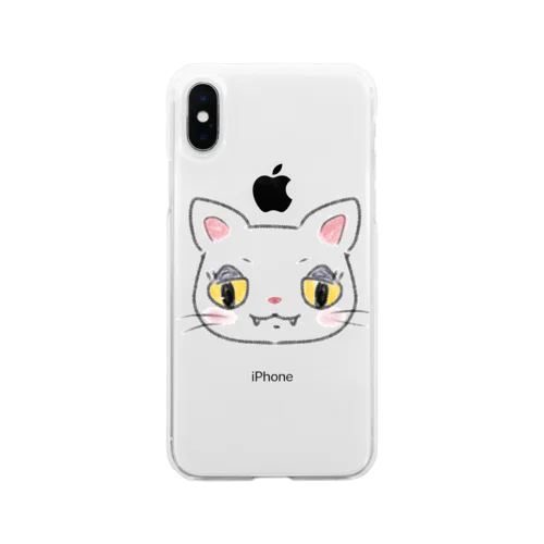 ニャーゴちゃん Soft Clear Smartphone Case