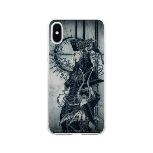 漆黒月の旋律〈幻眼術〉 Soft Clear Smartphone Case