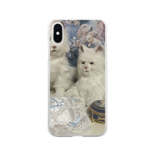 ねこちゃん Soft Clear Smartphone Case
