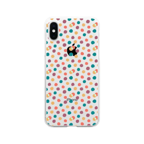 点と点のあいだ（Find Your Sweet Spot） - 透明 Soft Clear Smartphone Case