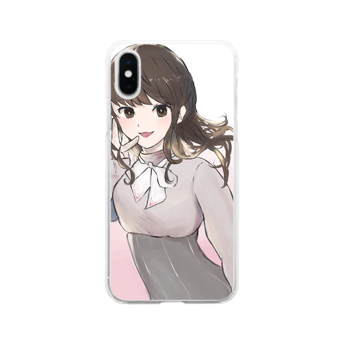 子守ゆたグッズ Soft Clear Smartphone Case