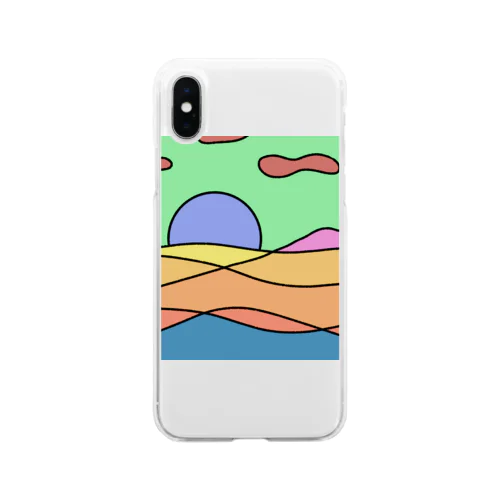 背景 Soft Clear Smartphone Case