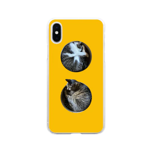 ねこまる Soft Clear Smartphone Case