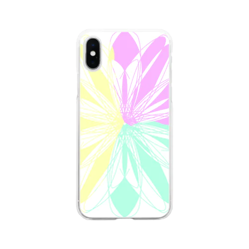 お花さん Soft Clear Smartphone Case