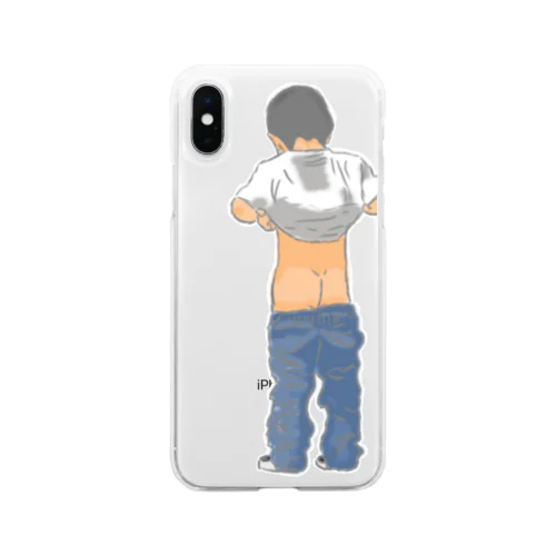 男の子 Soft Clear Smartphone Case