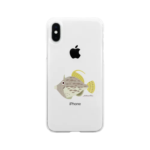 カワハギちゃん Soft Clear Smartphone Case