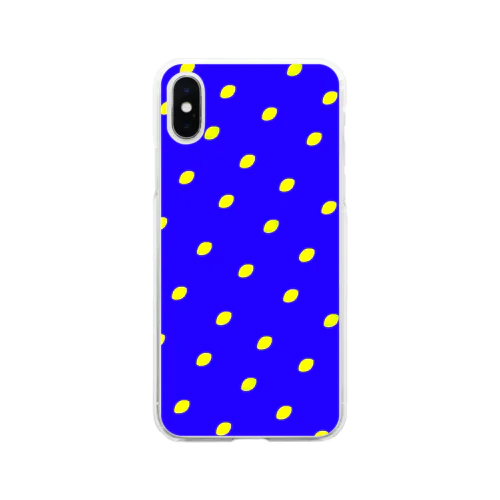 ただのレモン Soft Clear Smartphone Case