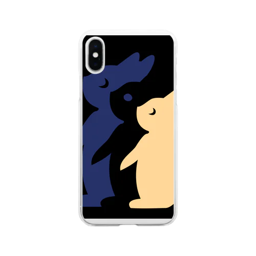 ぴょんうさぎ Soft Clear Smartphone Case