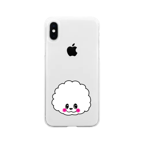 ふわふわアフロちゃん Soft Clear Smartphone Case