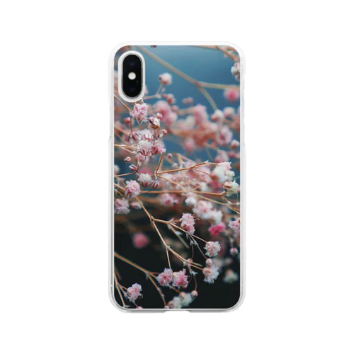 霞草 Soft Clear Smartphone Case