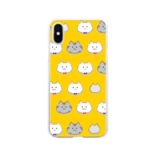 ねこねこケース Soft Clear Smartphone Case