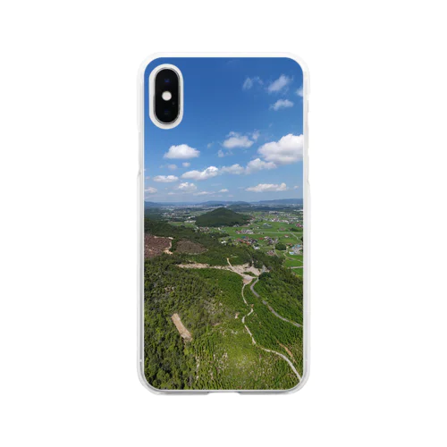 Drone rural Soft Clear Smartphone Case