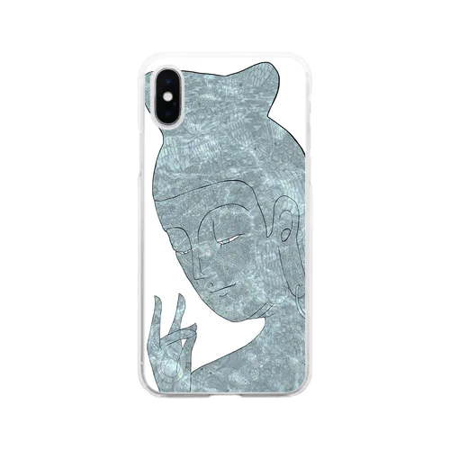 弥勒菩薩　HOTOKE☆SUMMER Soft Clear Smartphone Case