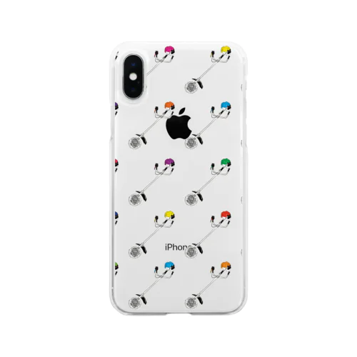 虹色KUSAKARIKI Soft Clear Smartphone Case