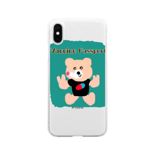 ワクチンパスポート（  Vaccine Passport）アイテム Soft Clear Smartphone Case