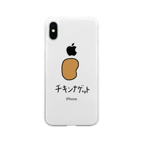 チキンナゲット Soft Clear Smartphone Case