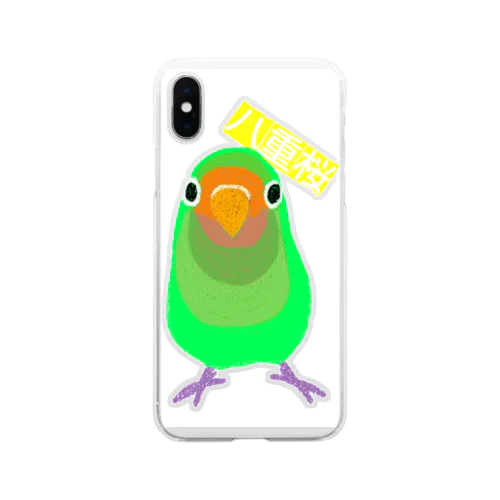 ヤエザクラインコさん Soft Clear Smartphone Case