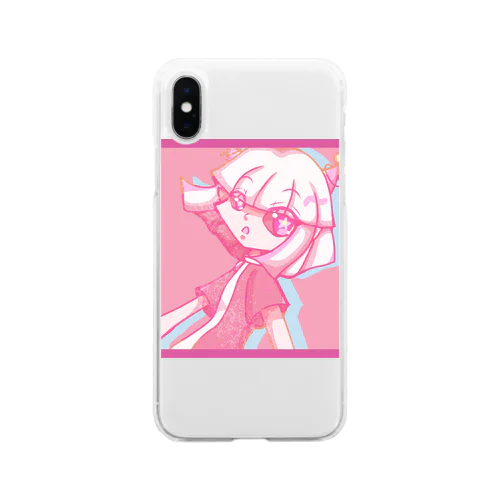 宇宙人ちゃん Soft Clear Smartphone Case