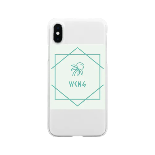 West Coast No.6 ロゴ Soft Clear Smartphone Case